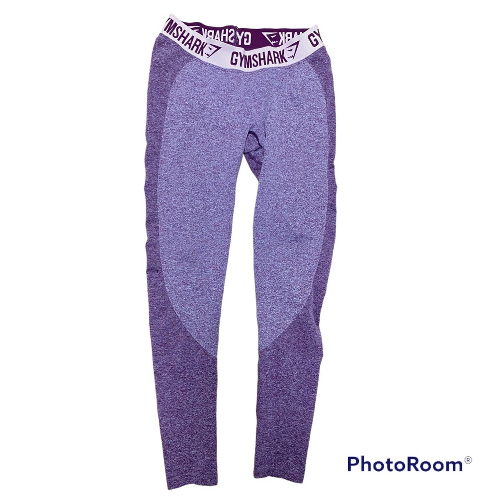 Gymshark | EUC L heathered maroon/burgundy seamless flex leggings